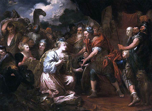  Pietro Dandini Solomon and the Queen of Sheba - Art Print