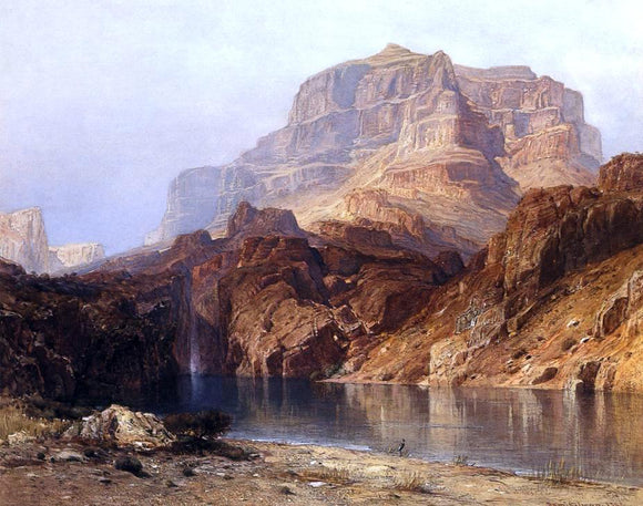  Jr. Samuel Colman Solomon's Temple, Colorado - Art Print