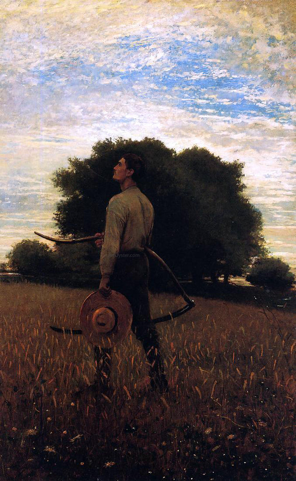  Winslow Homer Song of the Lark (also known as In the Field) - Art Print