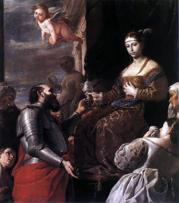  Mattia Preti Sophonisba Receiving the Goblet - Art Print
