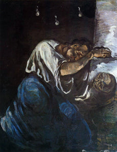  Paul Cezanne Sorrow (also known as The Magdalen) - Art Print