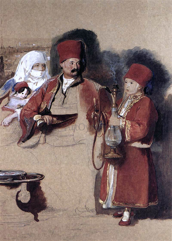  Sir David Wilkie Sotiri, Dragoman of Mr Colquhoun - Art Print