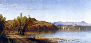  Sanford Robinson Gifford South Bay, on the Hudson, near Hudson, New York - Art Print