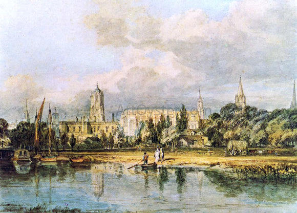  Joseph William Turner South View of Christ Church, etc., from the Meadows - Art Print