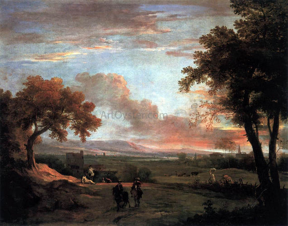  Marco Ricci Southern Landscape at Twilight - Art Print