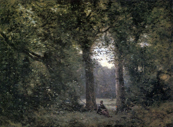  Jean-Baptiste-Camille Corot Souvenir of Ville d'Avray - Art Print