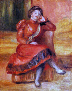  Pierre Auguste Renoir Spanish Dancer in a Red Dress - Art Print