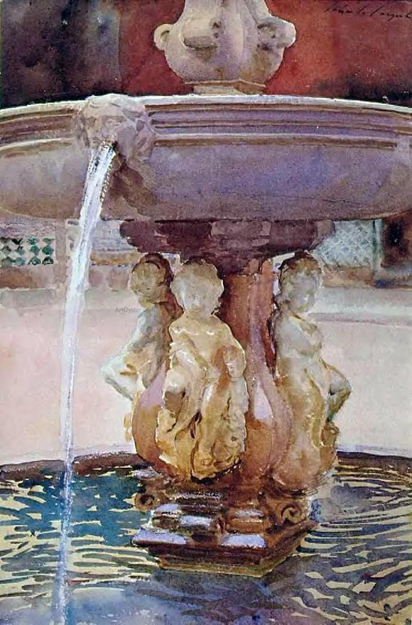  John Singer Sargent Spanish Fountain - Art Print