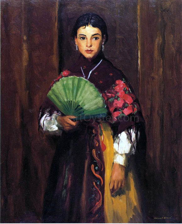  Robert Henri Spanish Girl of Segovia (also known as Peasant Girl of Segovia) - Art Print