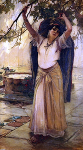  Frederick Arthur Bridgeman Spanish Lady - Art Print