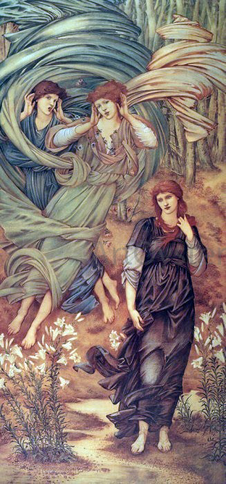  Sir Edward Burne-Jones Spona de Libano - Art Print