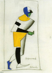  Kazimir Malevich Sportsman - Art Print