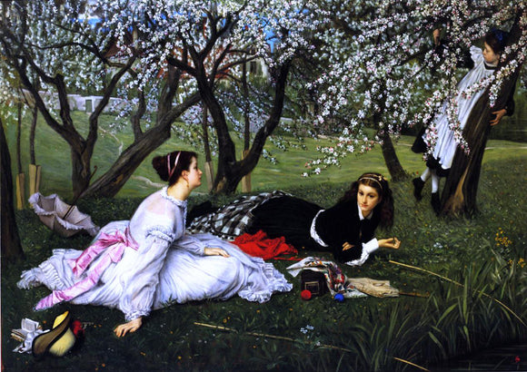  James Tissot Spring - Art Print