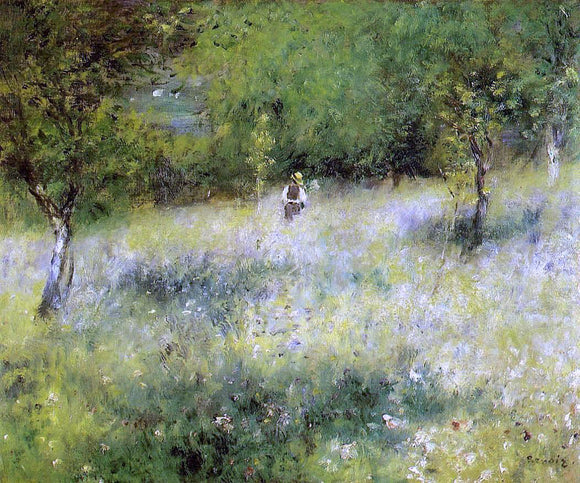  Pierre Auguste Renoir Spring at Catou - Art Print