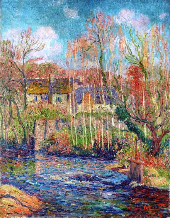  Henri Moret Spring at Pont Aven - Art Print