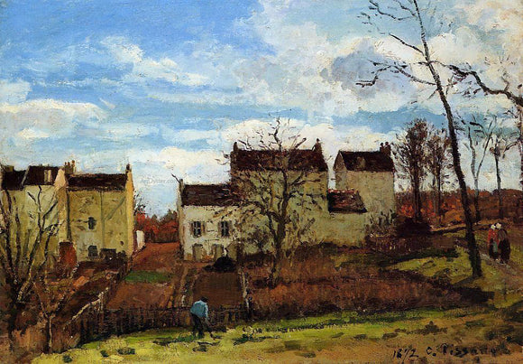  Camille Pissarro Spring at Pontoise - Art Print