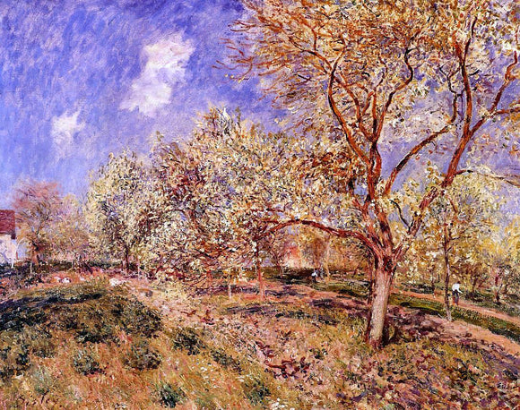  Alfred Sisley Spring at Veneux - Art Print