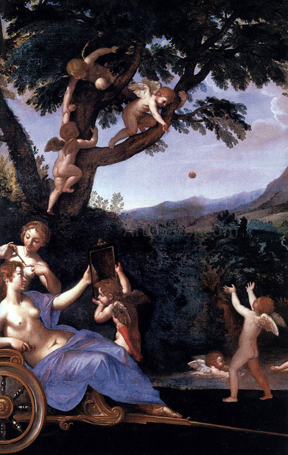  Francesco Albani Spring (detail) - Art Print