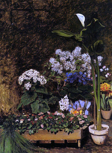  William Baptiste Baird Spring Flowers (also known as Woman in Flowers) - Art Print