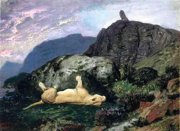 Jean-Leon Gerome Spring in Arabia (study) - Art Print