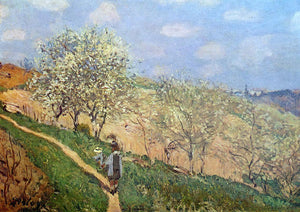  Alfred Sisley Spring in Bougival - Art Print