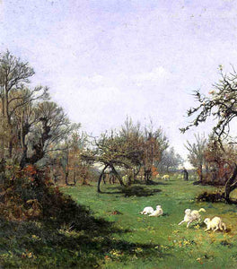  William Lamb Picknell Spring in Pont Aven - Art Print