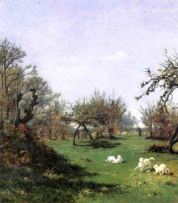  William Lamb Picknell Spring in Pont Aven - Art Print