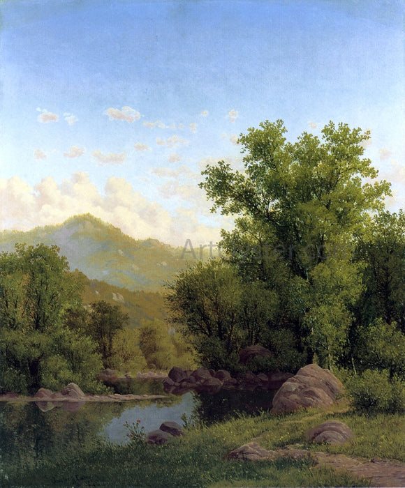  Charles Harry Eaton Spring Landscape along a River - Art Print