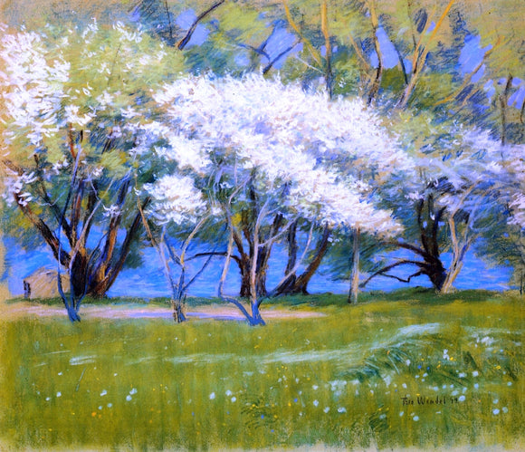  Theodore Wendel Spring Landscape - Art Print