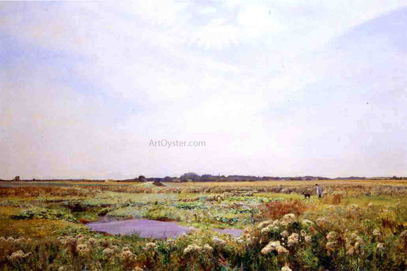  Sir Scott Murray Spring Landscape with a Shepherd and His Dog - Art Print