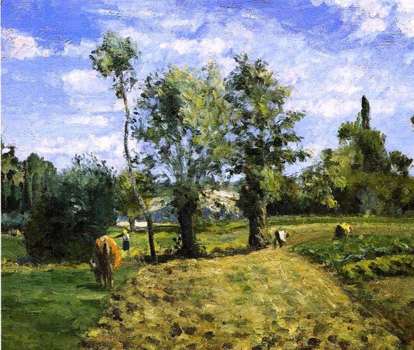  Camille Pissarro Spring Morning, Pontoise - Art Print