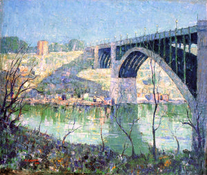  Ernest Lawson A Spring Night, Harlem River - Art Print