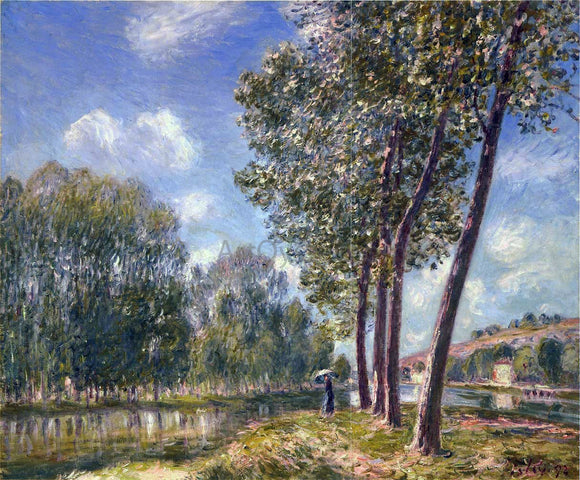  Alfred Sisley Spring Sunshine on the Loing - Art Print
