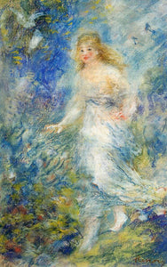  Pierre Auguste Renoir Spring (The Four Seasons) - Art Print