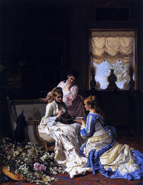  Charles Baugniet Spring's New Arrivals - Art Print