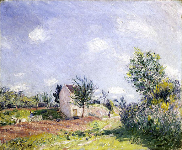  Alfred Sisley Springtime - Art Print