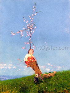  Francesco Paolo Michetti Springtime - Art Print