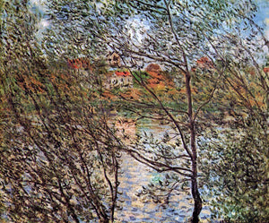  Claude Oscar Monet Springtime through the Branches - Art Print