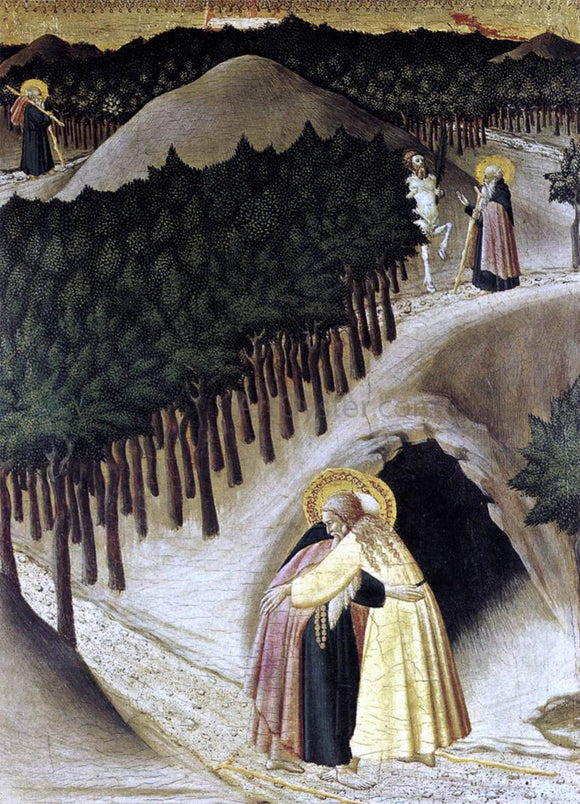  Master the Osservanza St Anthony Goes in Search of St Paul the Hermit - Art Print