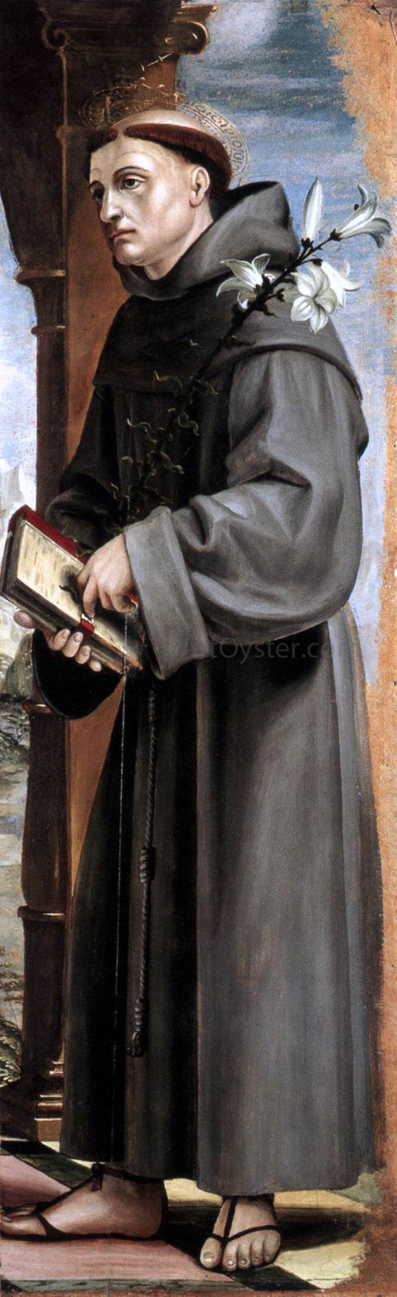  Bernardo Zenale St Anthony of Padua - Art Print