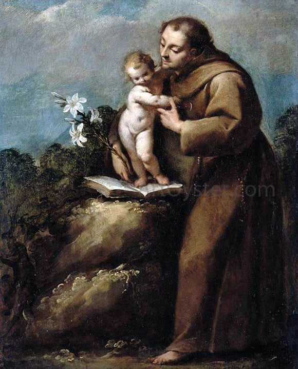  Carlo Francesco Nuvolone St Anthony of Padua and the Infant Christ - Art Print