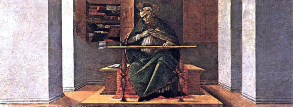  Sandro Botticelli St Augustine in His Cell (San Marco Altarpiece) - Art Print