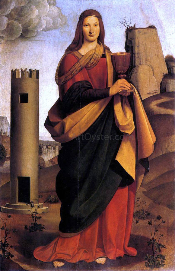  Giovanni Antonio Boltraffio St Barbara - Art Print