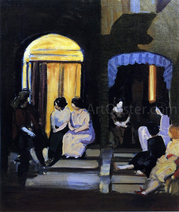  George Luks St. Botolph Street - Art Print