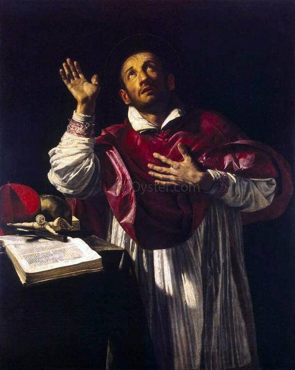  Orazio Borgianni St Carlo Borromeo - Art Print