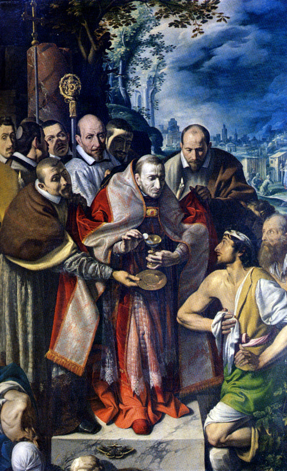  Tanzio Da Varallo St. Carlo Borromeo Giving Communion To The Plague Victims - Art Print