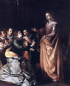  The Elder Francisco De Herrera St Catherine Appearing to the Prisoners - Art Print
