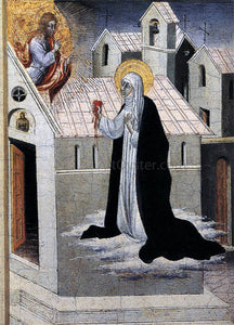 Giovanni Di Paolo St Catherine Exchanging her Heart with Christ - Art Print