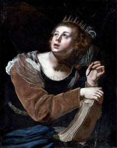  Artemisia Gentileschi St Catherine of Alexandria - Art Print