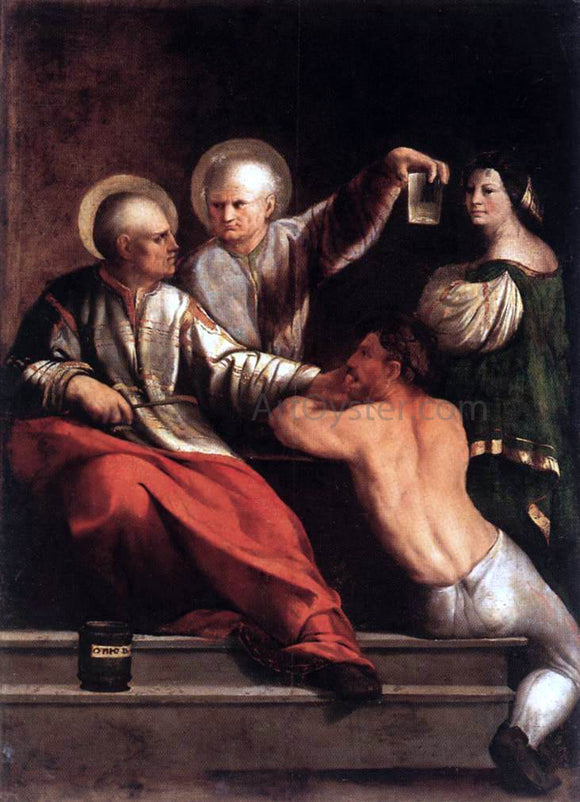  Dosso Dossi St Cosmas and St Damian - Art Print